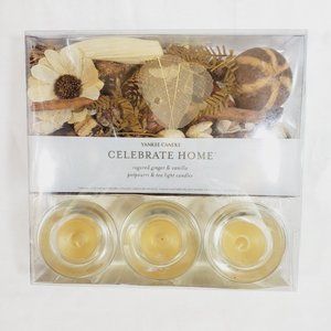 Yankee Candle Celebrate Home Set Sugared Ginger & Vanilla Potpourri & Candles